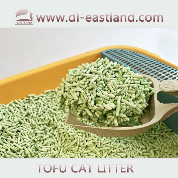 Premium Cat Sand Wholesale Green Tea Scent Clumping Tofu Cat Litter